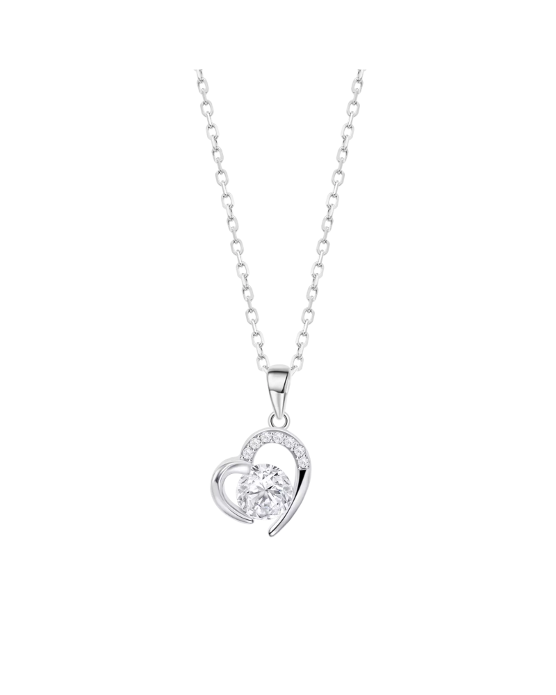 COLLAR CORAZÓN LOTUS SILVER LP3106-1/1